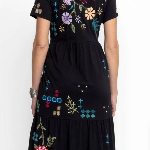 Johnny Was Katie Henley Tiered Knit Dress