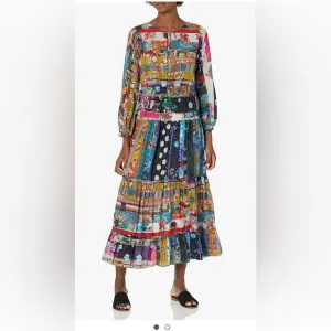 Johnny Was✨Silk Sonnet Dixie Maxi Dress
