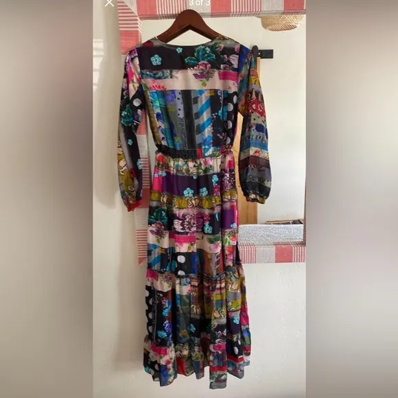 Johnny Was✨Silk Sonnet Dixie Maxi Dress