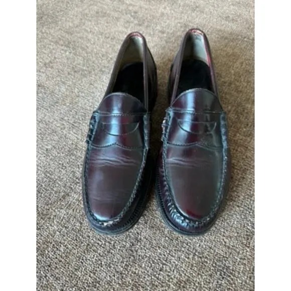 Johnston &amp; Murphy Aristocraft Penny Loafer Burgundy Leather 8