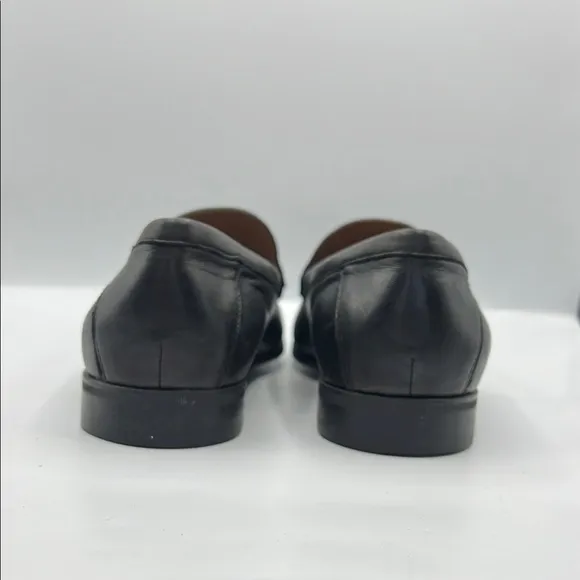 Johnston &amp; Murphy Sz 10 Men's Hawkins Venetian Black Glove Leather
