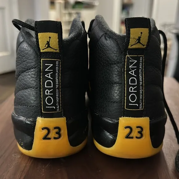 Jordan Kids Sneakers Black and Yellow