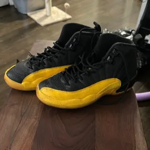 Jordan Kids Sneakers Black and Yellow