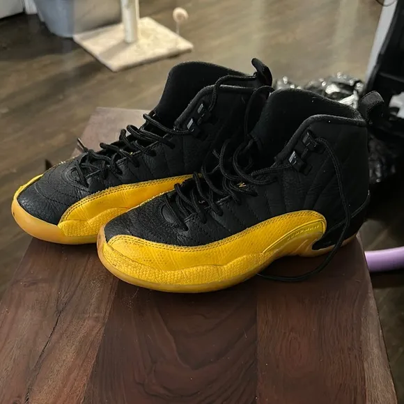 Jordan Kids Sneakers Black and Yellow