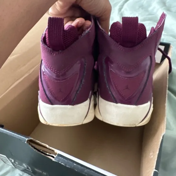 Jordan Kids Sneakers in Burgundy and Cream