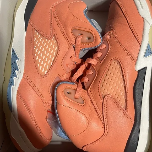 Jordan Orange Blue Sneakers