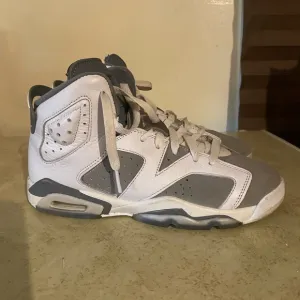 Jordan Sneakers Kids White and Gray Sneakers
