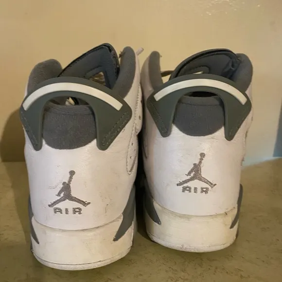 Jordan Sneakers Kids White and Gray Sneakers