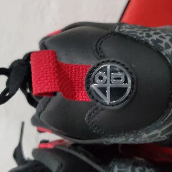 Jordan Spizike Low Bred Sneakers In Black And Red Size 6Y