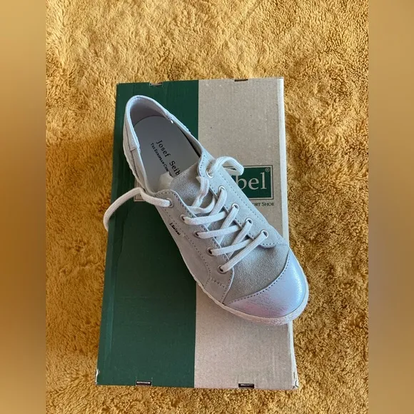 Josef Seibel Grey Suede Sneakers | NIB | EU 36 | Retail $154