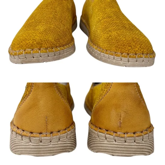 Josef Seibel Sofie 40 Yellow Flats Size EU 37 (6-6.5) New