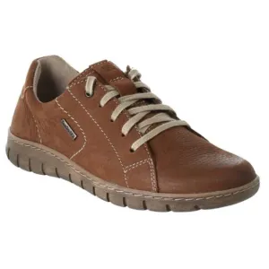 Josef Seibel Steffi 62 Sneakers 7 NWOT Brown Leather Waterproof Comfort Travel