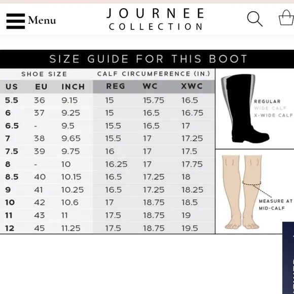 JOURNEE Carly Rustic Black Wide Calf Vegan Tall Riding Boots