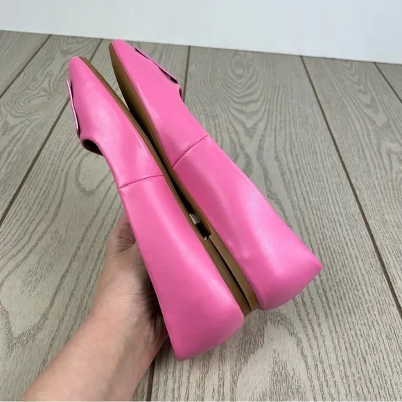 Journee Collection Women's Zimia Square Toe Ornamented Ballet Flats 8 Pink $80