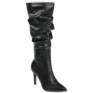 JOURNEE SARIE STILETTO HEELED BOOTS IN WIDE CALF