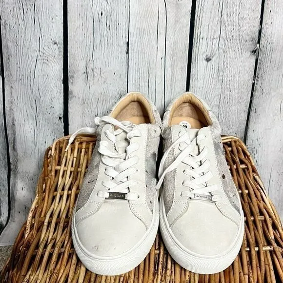 J/Slides metallic calf hair leather Lacee sneakers size 9M new