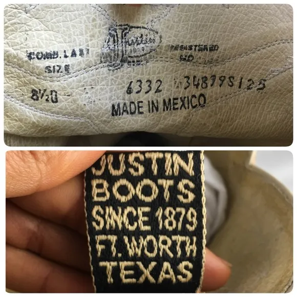 Justin Boots suede bull skull cowboy boots