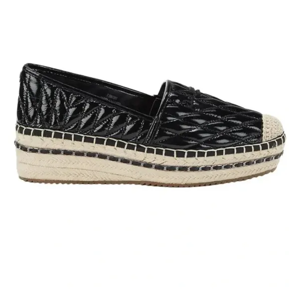 KARL LAGERFELD PARISWomen's Desta Slip-On Espadrille Platform Flats Size 5.5 New