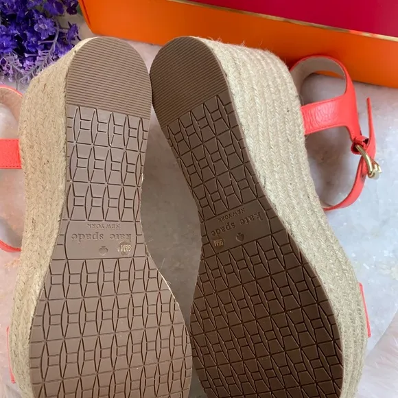 Kate Spade Coral Espadrilles