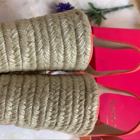 Kate Spade Coral Espadrilles