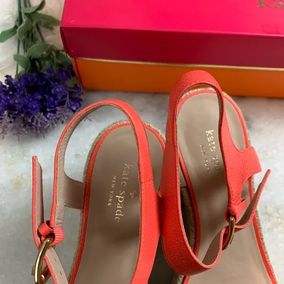 Kate Spade Coral Espadrilles
