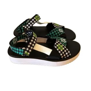 Kate Spade Dotty Gingham Sandal Sz.8 New