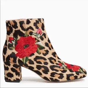 Kate Spade Leopard Print Boots Womens Size 5.5 NEW