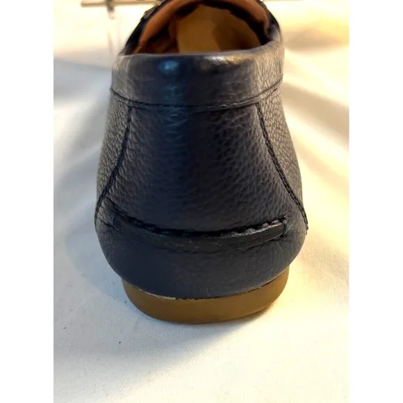 Kate Spade NY Cheshire Loafer  9B Woman Shoes AETREX INSOLE  Navy Blue leather