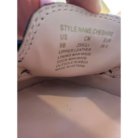 Kate Spade NY Cheshire Loafer  9B Woman Shoes AETREX INSOLE  Navy Blue leather