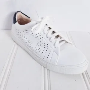 Kate Spade Sneakers Womens Size 10 Ashlyn White Napa Leather Trainers