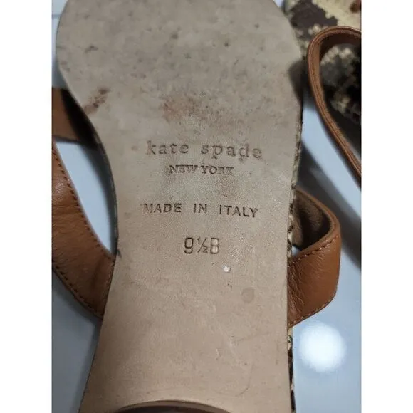 Kate Spade Thong Sandals Size 9.5