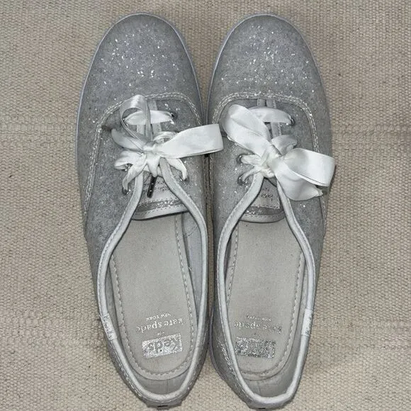 Kate Spade x Keds New York Champion Glitter Sneakers Women’s Size 8.5