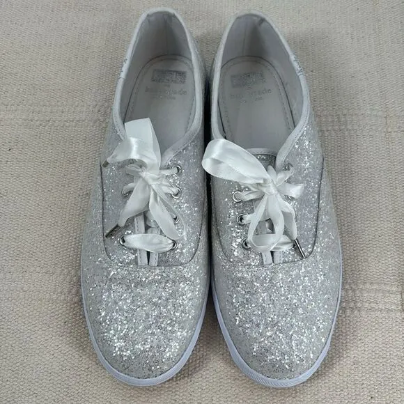 Kate Spade x Keds New York Champion Glitter Sneakers Women’s Size 8.5