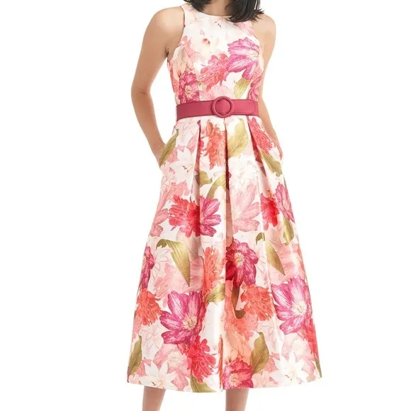 Kay Unger. New! Liberty Tea Length Dress.