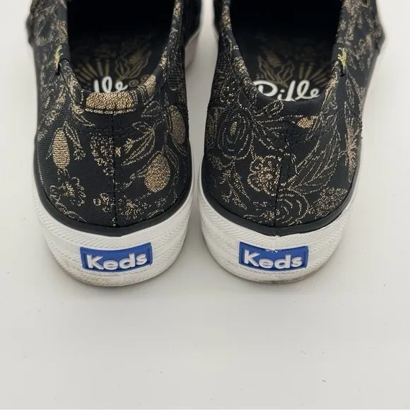 Keds X Rifle Paper Co Triple Decker Colette Jacquard Sneakers Slip On Shoes 6
