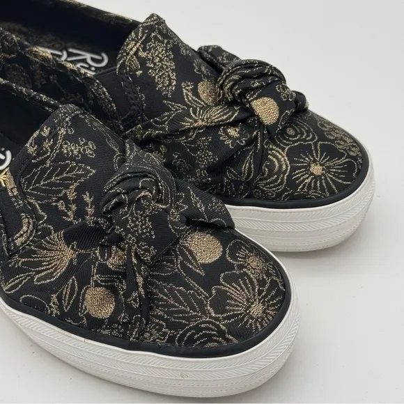 Keds X Rifle Paper Co Triple Decker Colette Jacquard Sneakers Slip On Shoes 6