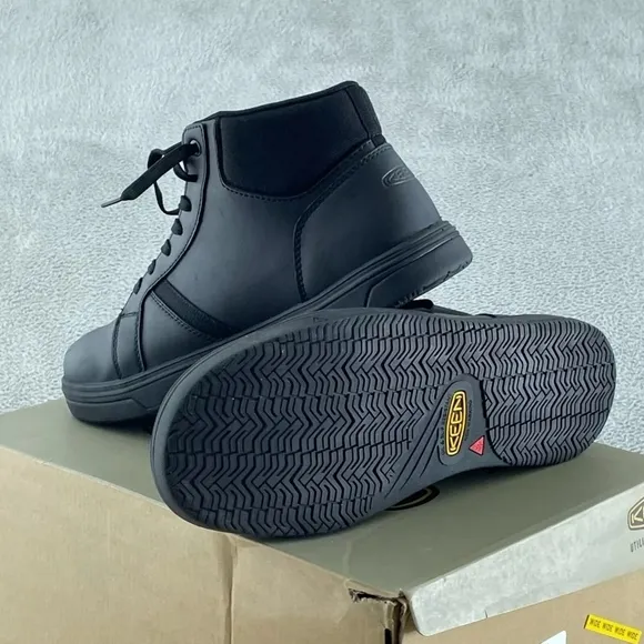 Keen Black High-Top Sneakers with Minimalist Design