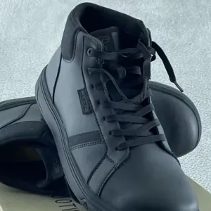 Keen Black High-Top Sneakers with Minimalist Design