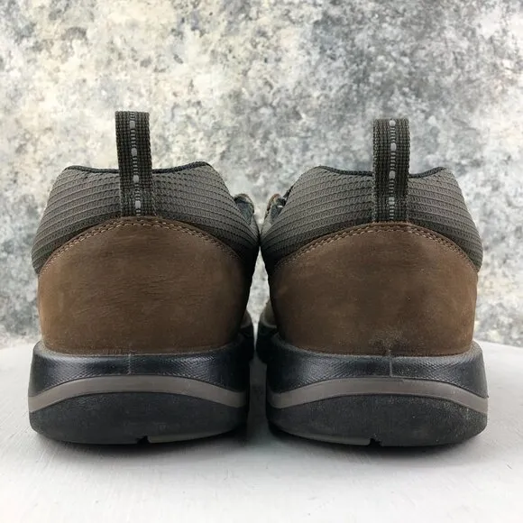 Keen Men's Size 12 Rialto Dark Earth Brown Leather Slip On Casual Loafers Shoes