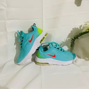 Kids Aqua and Lime Sneakers