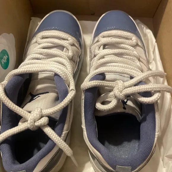 Kids Blue and White Jordan’s