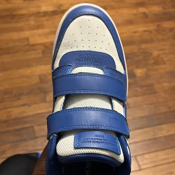Kids Blue and White Sneakers