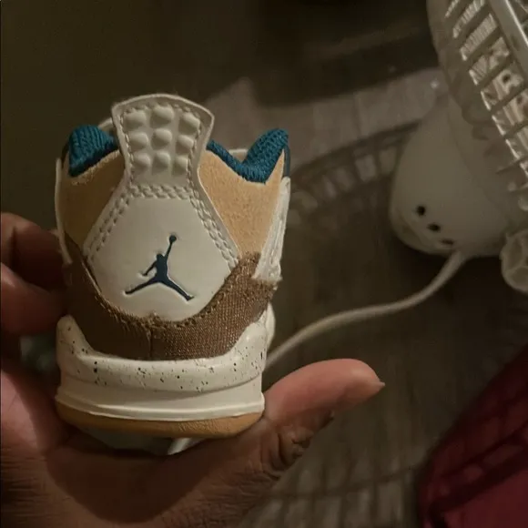 Kids' Brown and Teal Sneakers