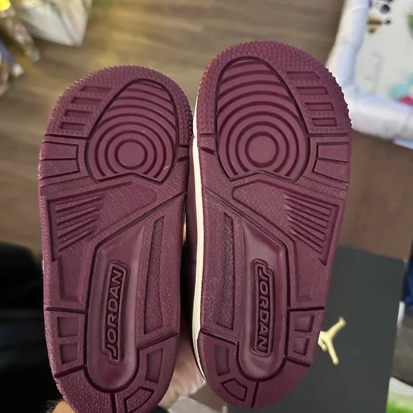 Kids Jordan Spizike Low (TD) Maroon Sneakers