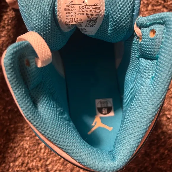Kids Sneakers - Blue and White
