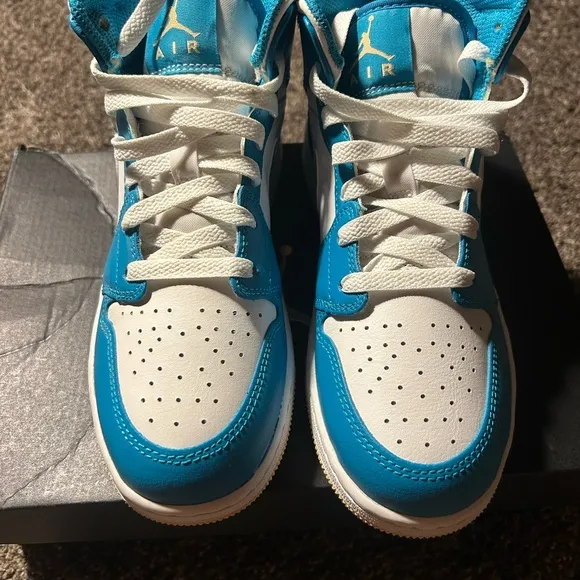 Kids Sneakers - Blue and White