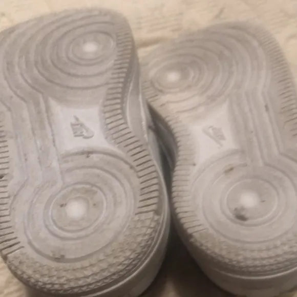 Kids White and Black Nike Sneakers