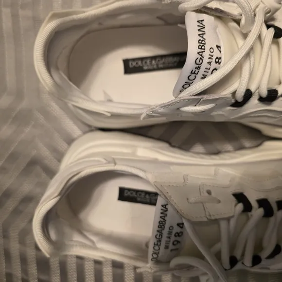 Kids' White and Black Sneakers
