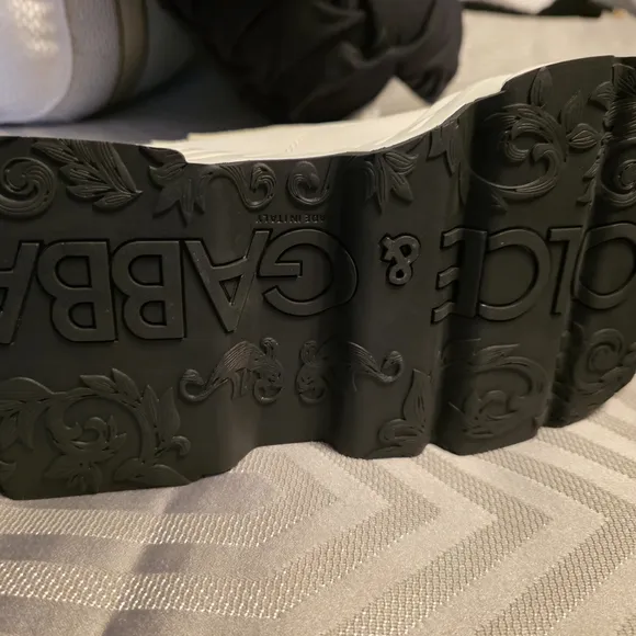 Kids' White and Black Sneakers
