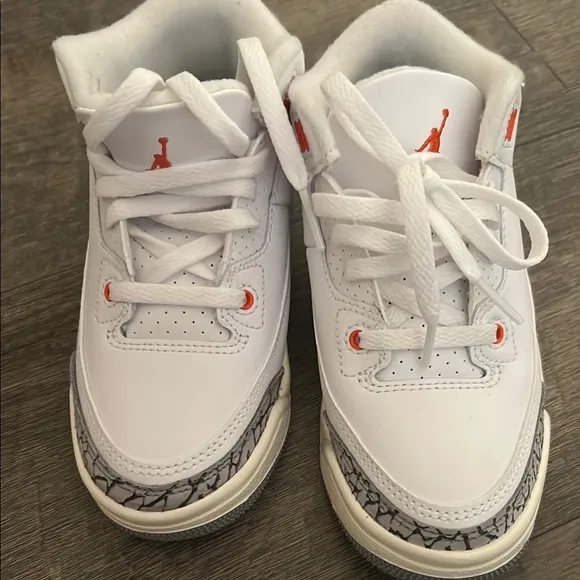 Kids White and Gray Sneakers BRAND NEW NEVER WORN